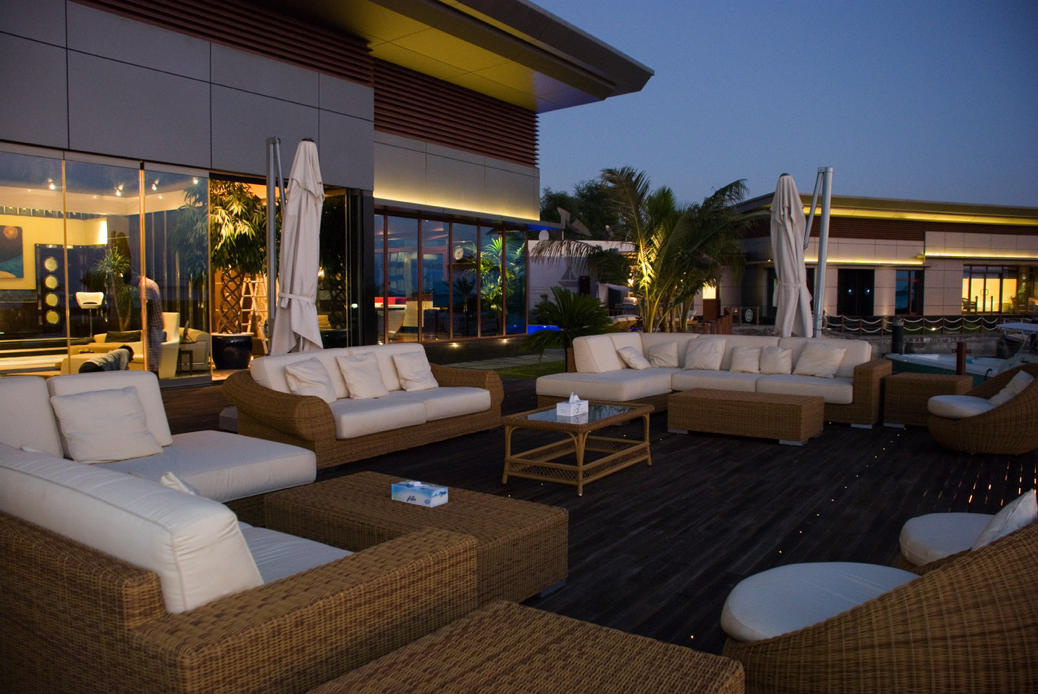 private marina landscape, Abu Dhabi